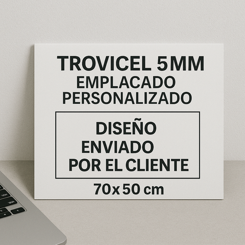 Trovicel 5mm Emplacado Personalizado Resistente