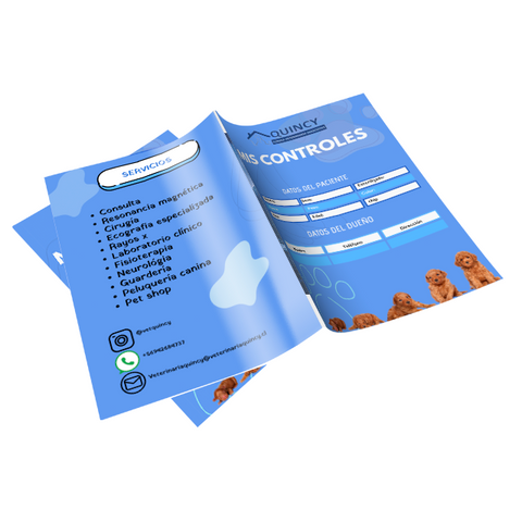 Carnet Control Veterinario - Hojas Interior