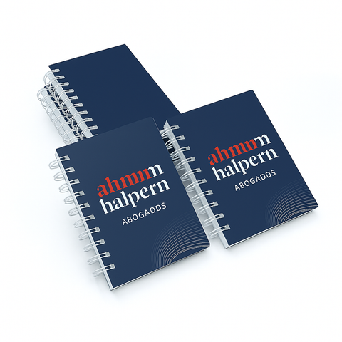 Libreta 10x14cm (A6) personalizada - Tapa dura
