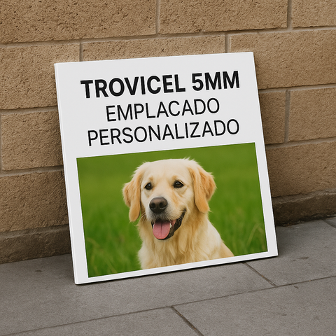 Trovicel 5mm Emplacado Personalizado Resistente