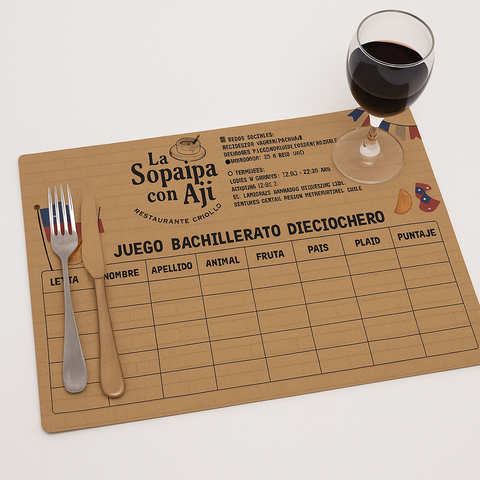 Pack 50 Individual Restaurante