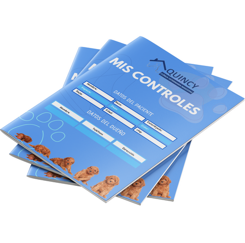 Carnet Control Veterinario - Hojas Interior