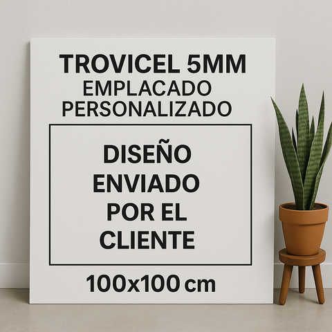 Trovicel 5mm Emplacado Personalizado Resistente