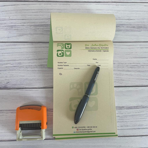 Talonarios Recetas Médicas Papel Ecologico Clic Imprenta