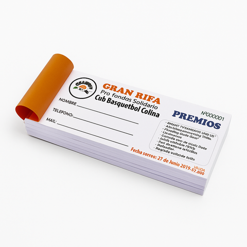 Pack Entradas Ticket Papel normal