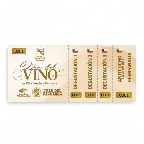 Pack Entradas Ticket Papel Grueso