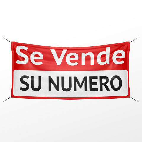 Letrero Personalizado Se Vende con numero de WhatsApp Clic Imprenta