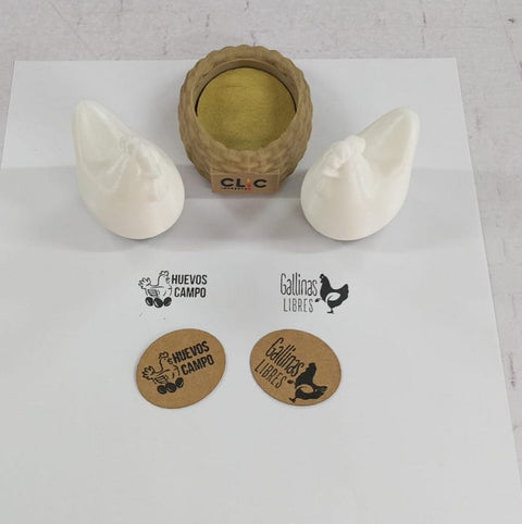 Timbre para estampar Huevos