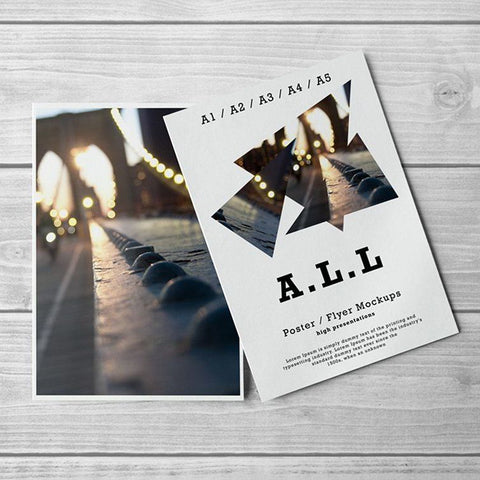 Pack 100 Flyers Grande - 20x30cm - A4 Clic Imprenta