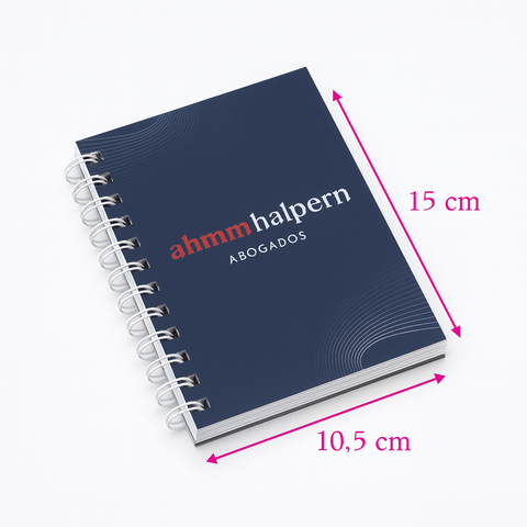 Libreta 10x14cm (A6) personalizada - Tapa dura