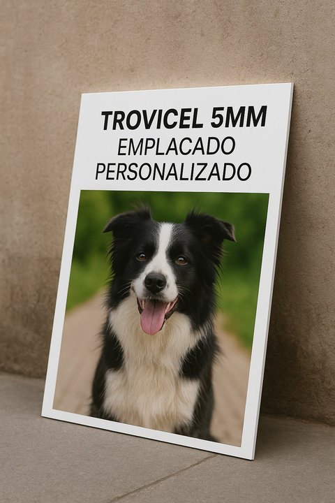 Trovicel 5mm Emplacado Personalizado Resistente