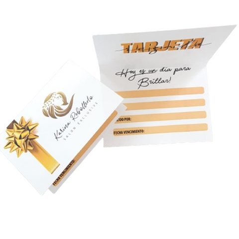Giftcard papel Clic Imprenta