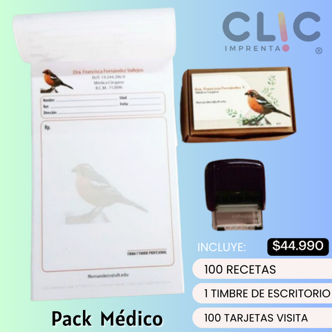 Pack Médico 2 Clic Imprenta