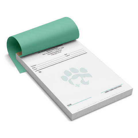 Talonario de Receta Medica Veterinario Mod.23 Clic Imprenta