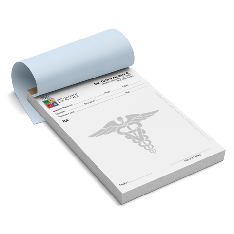 Talonario de Receta Medica Veterinario Mod.12 Clic Imprenta
