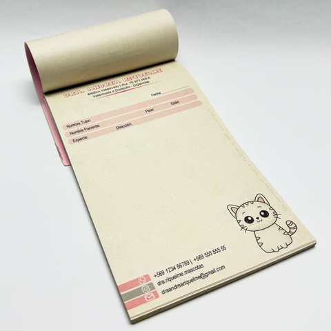 Talonarios Recetas Médicas Papel Ecologico Clic Imprenta