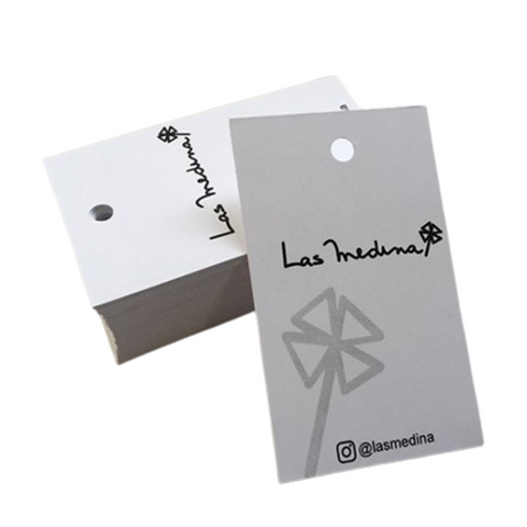 Pack 100 Etiquetas Papel Tags Clic Imprenta