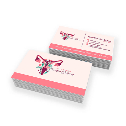 Pack 100 Tarjetas de Visita Matrona