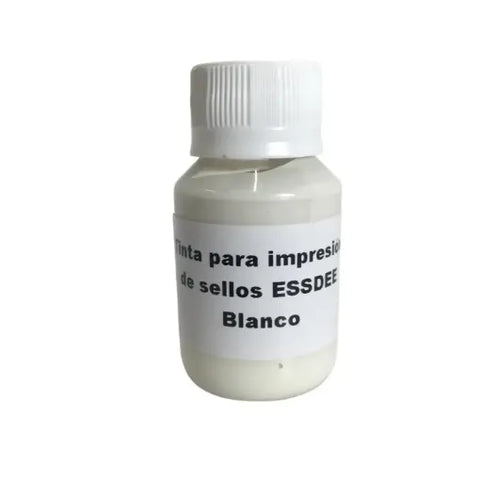 Tinta  tampon Blanca  20cc