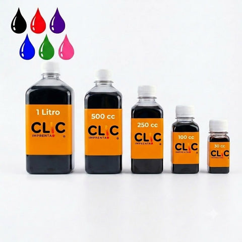 Tinta recarga Tampon Timbre - Diferentes Colores y Tamaño