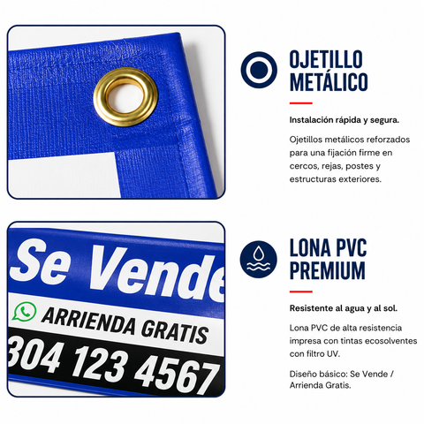 Letrero Personalizado envienos su diseño