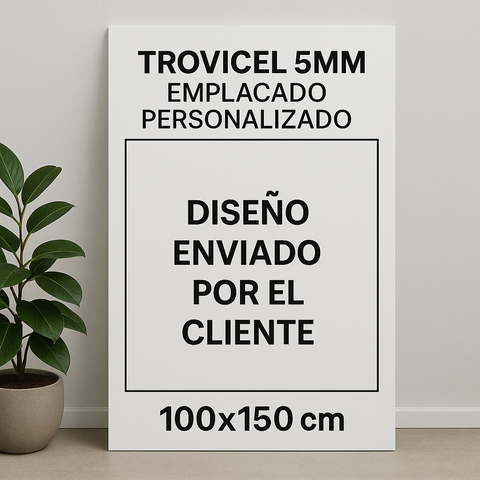 Trovicel 5mm Emplacado Personalizado Resistente