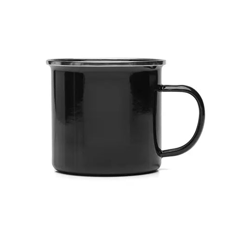 Mug Retro color negro - MAYORISTA