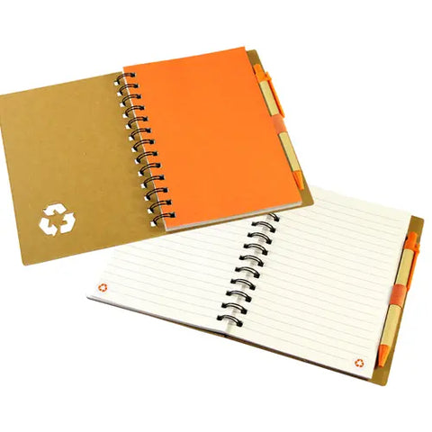 Cuaderno tapa dura ecólogico 13x18cm - MAYORISTA