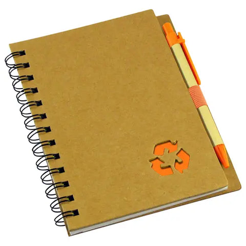 Cuaderno tapa dura ecólogico 13x18cm - MAYORISTA