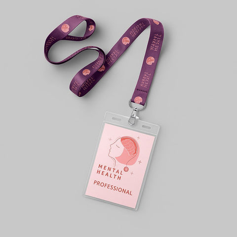 Credencial papel con portacredencial plástico y Landyars Estampado personalizado