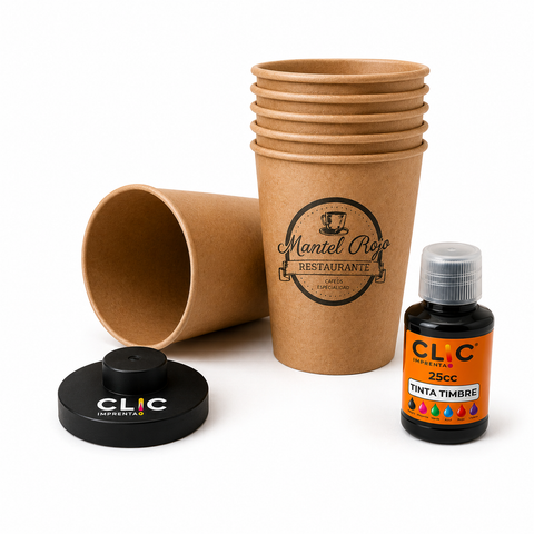 Timbre para Vasos Personalizados