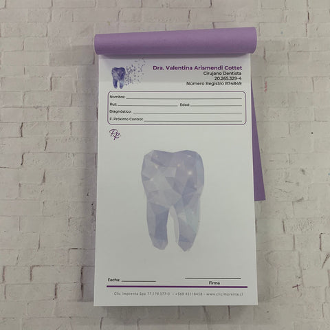 Talonarios Recetas Médicas Odontología Mod.1