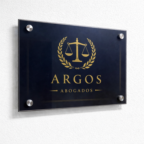 Letrero de Acrílico