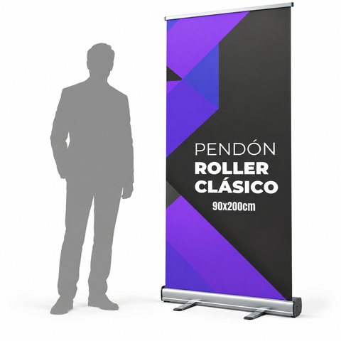 Pendón roller up 90x200 cm impreso