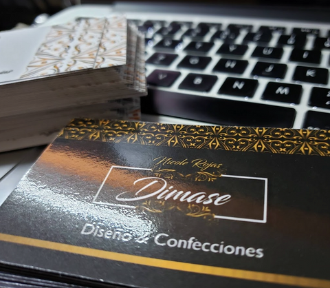 Pack 100 Tarjetas de Visita Mate / Si / Una cara Clic Imprenta