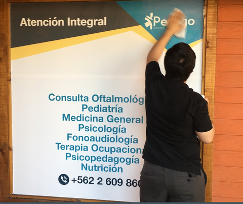 Adhesivo PVC 100x150cm Clic Imprenta