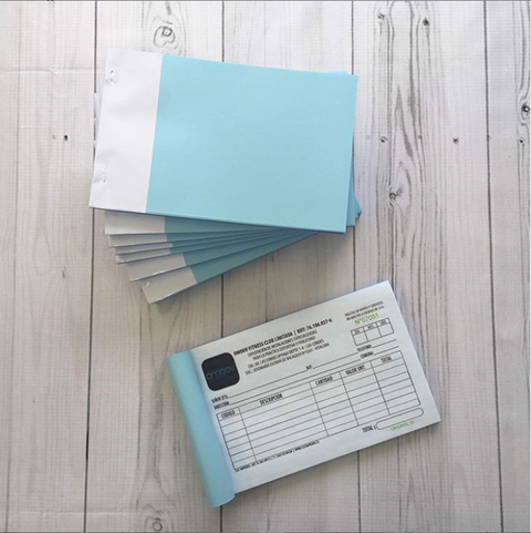 Talonarios 1/2 Carta - Vales egreso Clic Imprenta