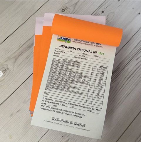 Talonarios 1/2 Carta - Mediano Vertical Clic Imprenta