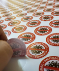 100 Stickers de 10cm Clic Imprenta
