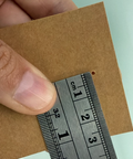 Pack 100 Etiquetas Papel Tags Ecologico 1 cara / Circular 2mm Clic Imprenta