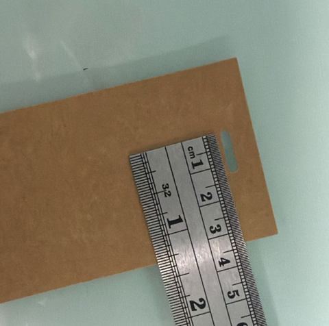 Pack 100 Etiquetas Papel Tags Ecologico 1 cara / Ovalado Clic Imprenta