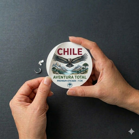 150 Stickers de PVC adhesivo resistente 7cm