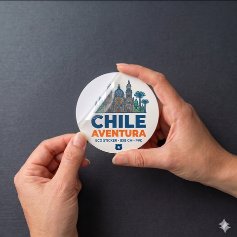 150 Stickers PVC Resistente  de 8cm