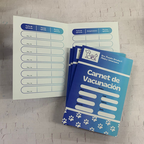 Carnet Control Veterinario - Simple