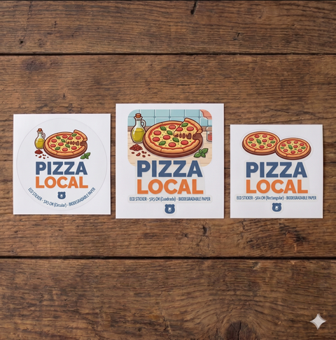 300 Stickers Adhesivos PVC de 5cm