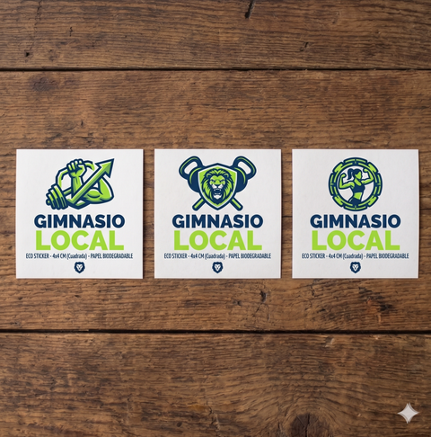 400 Stickers PVC resistente  de 4cm