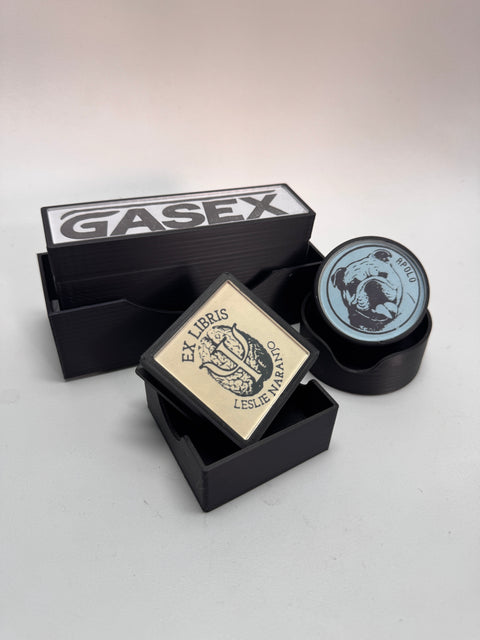 Timbre con Base Recargable con tinta