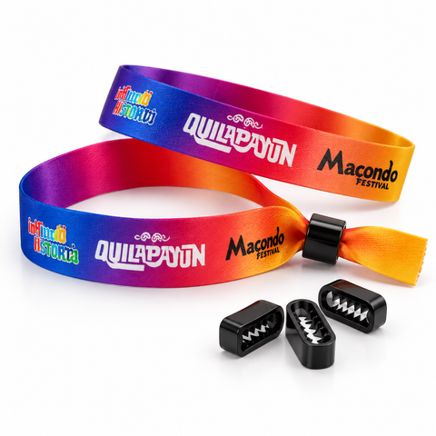 Pulseras de Tela Personalizadas – Full Color para Eventos y Festivales