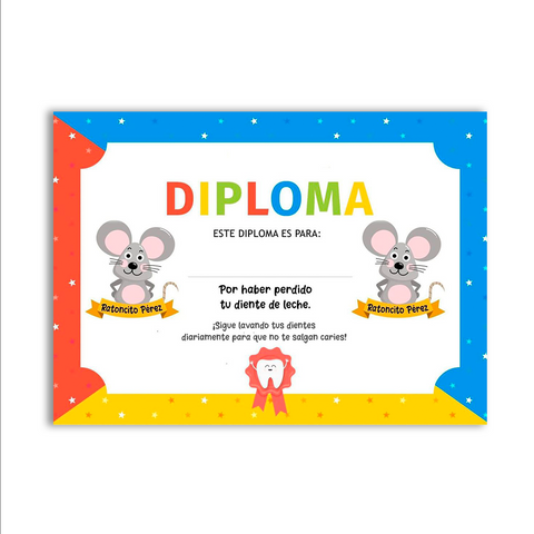 Certificado Diploma 21x30cm Carta/A4 Odontologico