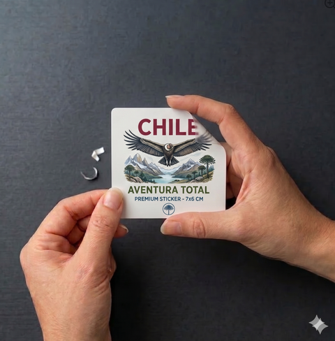 150 Stickers de PVC adhesivo resistente 7cm